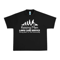 Black raising men lawn care Urban Heavy Tee - artisFamous
