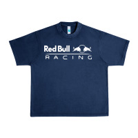 Navy red racing Urban Heavy Tee - artisFamous