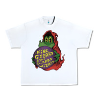 White The Little Crocodile Urban Heavy Tee - artisFamous