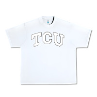 White tcu Urban Heavy Tee - artisFamous