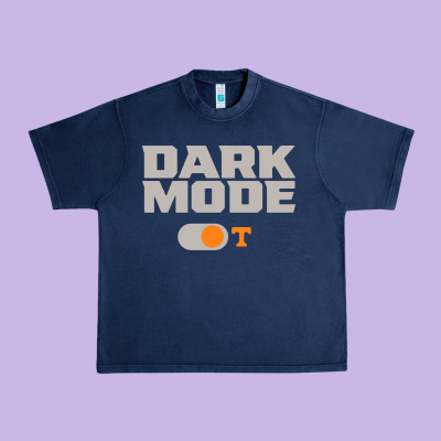 Tennessee Football Dark Mode Urban Heavy Tee Designed By Artisfamous