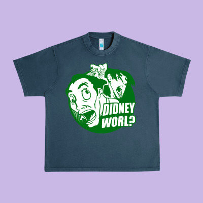 Didney Worl Urban Heavy Tee Designed By Artisfamous