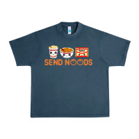 Midnight Navy send noods Urban Heavy Tee - artisFamous