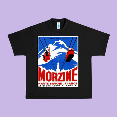 Savoie France Blue Urban Heavy Tee Designed By Artisfamous