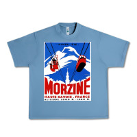 Pebble Blue Savoie France Blue Urban Heavy Tee - artisFamous