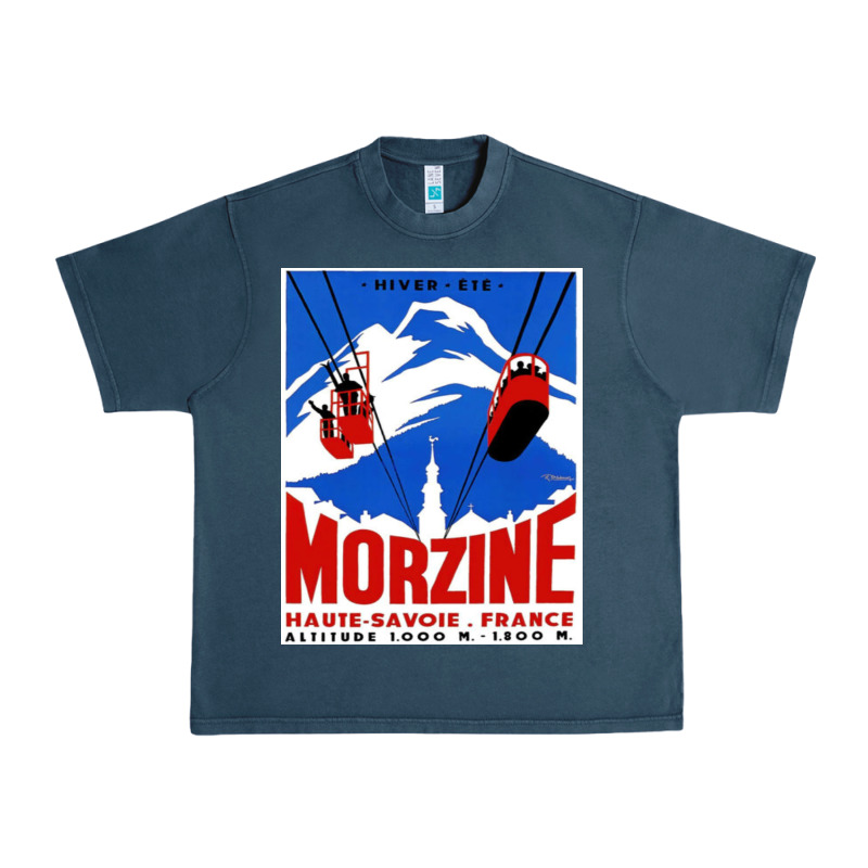 Savoie France Blue Urban Heavy Tee by artisFamous | Teevron