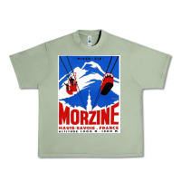 Oil Green Savoie France Blue Urban Heavy Tee - artisFamous