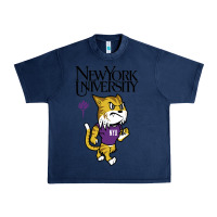 Navy New York University Urban Heavy Tee - artisFamous