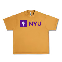 Peanut Butter nyu new york university purple Urban Heavy Tee - artisFamous