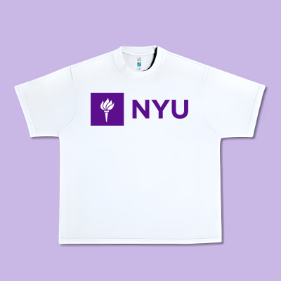 Nyu New York University Purple Urban Heavy Tee Designed By Artisfamous