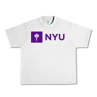Lunar Rock nyu new york university purple Urban Heavy Tee - artisFamous