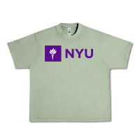 Oil Green nyu new york university purple Urban Heavy Tee - artisFamous
