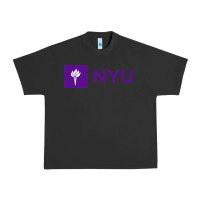 Pigment Black nyu new york university purple Urban Heavy Tee - artisFamous