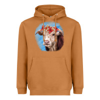 Meerkat Hereford Bull Heavyweight Hoodie - RanaPortraitStore