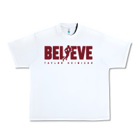 White taylor heinicke believe Urban Heavy Tee - artisFamous