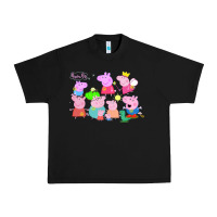 Black Peppa Pig Urban Heavy Tee - artisFamous