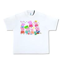 White Peppa Pig Urban Heavy Tee - artisFamous