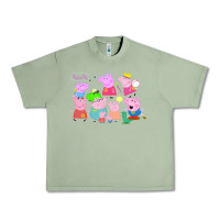 Oil Green Peppa Pig Urban Heavy Tee - artisFamous