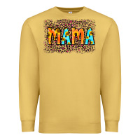 Antique Gold Leopard Sunflower Mama Premium Sweatshirt - RanaPortraitStore