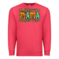 Cardinal Leopard Sunflower Mama Premium Sweatshirt - RanaPortraitStore