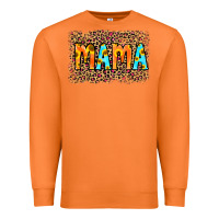 Carrot Leopard Sunflower Mama Premium Sweatshirt - RanaPortraitStore