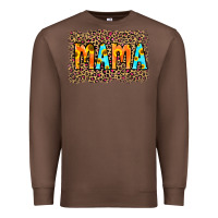 Chestnut Leopard Sunflower Mama Premium Sweatshirt - RanaPortraitStore