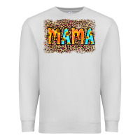 Dove Grey Leopard Sunflower Mama Premium Sweatshirt - RanaPortraitStore