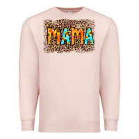 Leopard Sunflower Mama Premium Sweatshirt | Teevron