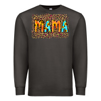 Smoke Leopard Sunflower Mama Premium Sweatshirt - RanaPortraitStore