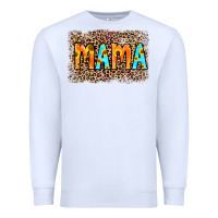 White Leopard Sunflower Mama Premium Sweatshirt - RanaPortraitStore