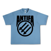 Pebble Blue anti blue check action Urban Heavy Tee - artisFamous
