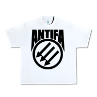 White anti blue check action Urban Heavy Tee - artisFamous