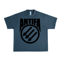 Midnight Navy anti blue check action Urban Heavy Tee - artisFamous