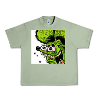 Oil Green rat fink Urban Heavy Tee - artisFamous