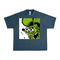 Midnight Navy rat fink Urban Heavy Tee - artisFamous