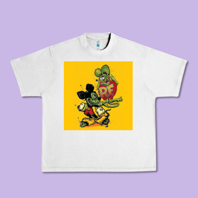 Rat Fink 02 Urban Heavy Tee Designed By Artisfamous