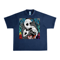 Navy the nightmare before christmas 2 Urban Heavy Tee - artisFamous