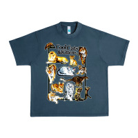 Midnight Navy cool cats and kittens Urban Heavy Tee - artisFamous