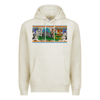 Oatmeal Heather love texas armadillo license plate Premium Hoodie - BarkalooDesign