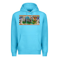 Ocean Blue love texas armadillo license plate Premium Hoodie - BarkalooDesign