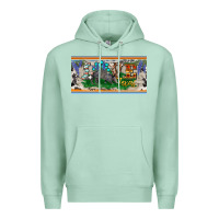 Seafoam love texas armadillo license plate Premium Hoodie - BarkalooDesign