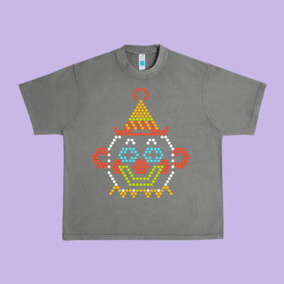 Lite Brite Urban Heavy Tee Designed By Artisfamous