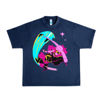 Navy deltarune Urban Heavy Tee - artisFamous