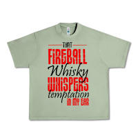 Oil Green fireball whisky whispers Urban Heavy Tee - artisFamous