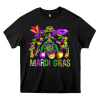 Black Mardi Gras Rainbow Heavy Core Tee - BundleAndBundleShop