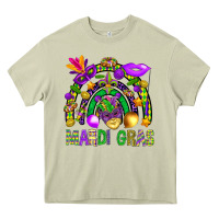 Mossy Mardi Gras Rainbow Heavy Core Tee - BundleAndBundleShop