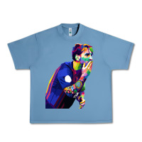 Pebble Blue LIONEL MESSI Urban Heavy Tee - artisFamous