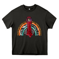 Asphalt thanksgiving turkey rainbow Heavy Core Tee - RanaPortraitStore