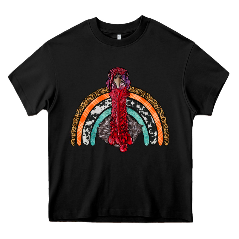 Thanksgiving Turkey Rainbow Heavy Core Tee by RanaPortraitStore | Teevron