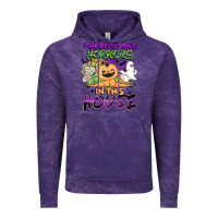Cloud Purple theres some horrors in this house Vintage Hoodie - BarkalooDesign